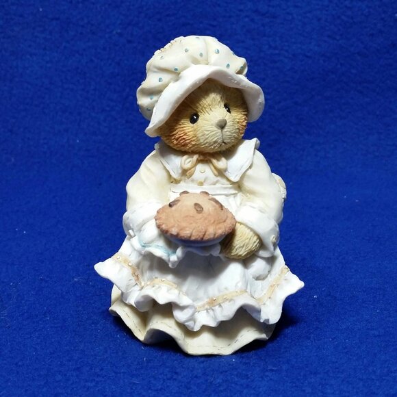 Cherished Teddies Patience Happiness Is Homemade Figurine 617105 Thanksgiving - Picture 1 of 10